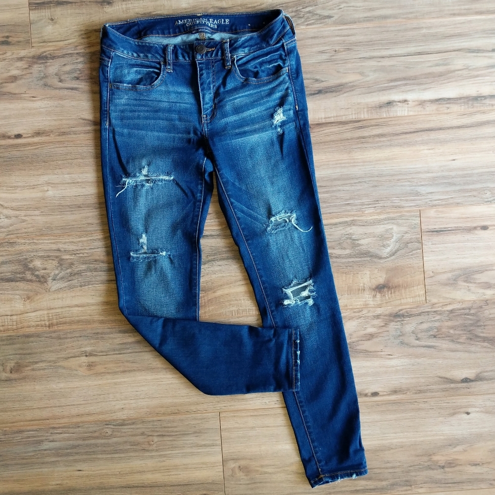 American Eagle Distressed Jeggings
